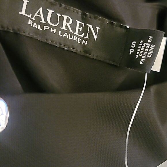 Lauren Ralph Lauren Keyhole Belted Jumpsuit In Black Womens Size Small - Picture 9 of 11